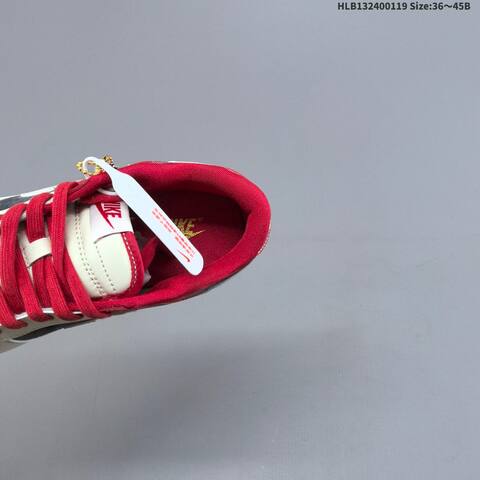 Nike SB Dunk Low Retro DIY Sail Dark Grey Red EU 36-45 Skate Shoe - Unisex BS-61892