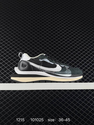Nike Sacai x Nike VaporWaffle Black Grey EU 36-45 Running - Unisex (BS-73695)