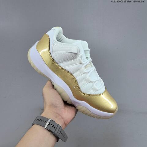 Jordan Air Jordan 11 Retro Low White Gold EU 36-47 5 Basketball - Unisex BS-65890