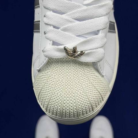Adidas Superstar II KJ3551 White Silver Metallic Off White EU 41 1 3 Casual - Men's (BS-86960)