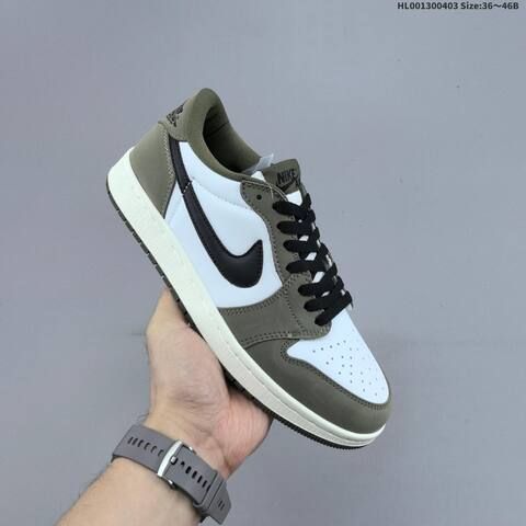 Air Jordan 1 Low OG Medium Olive AIR JORDAN 1 Aj1 Lifestyle BS-66343