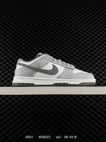 Nike SB Dunk Low White Light Grey Dark Grey EU 36-45 Skate - Unisex (BS-71056)