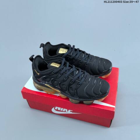 Nike Air Vapormax Plus Navy White Black Gold EU 39-47 Running Shoe - Unisex (BS-60950)