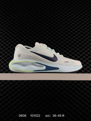 Nike Journey Run White Silver Light Blue Navy Red Cream EU 36-45 Running - Unisex (BS-70932)