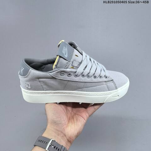 Nike Blazer Low 77 Jumbo HQ2054-400 Navy Blue Sail White EU 36-45 Skate Shoe - Unisex BS-60926