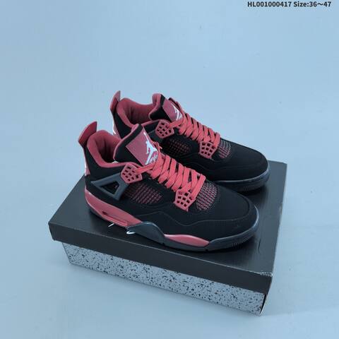 Jordan Air Jordan 4 Black Pink EU 36-47 Basketball - Unisex (BS-66155)