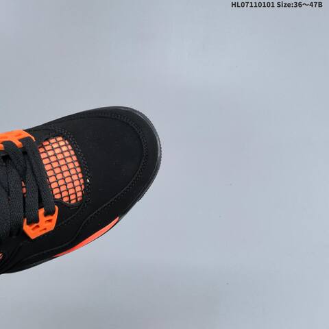 Jordan Air Jordan 4 Retro CT8527-020 Black Orange EU 36-47 Basketball - Unisex (BS-67139)