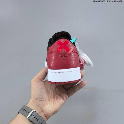 Jordan Air Jordan 1 Low OG Black Red EU 36-46 Basketball - Unisex (BS-65963)