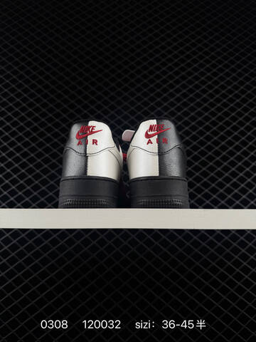 Nike Air Force 1 07 Red White Black Silver EU 36-45 Lifestyle - Unisex (BS-72743)