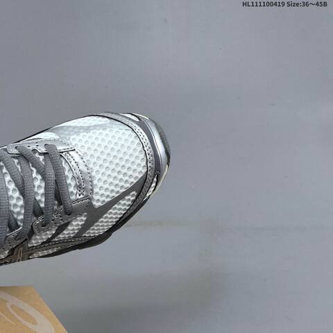 ASICS Gel Cumulus 16 White Silver Gray Cream Yellow EU 36-45 Running Shoe Running Sneakers - Unisex (BS-64339)
