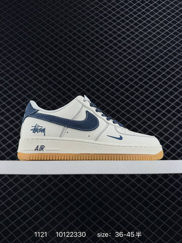Nike Air Force 1 07 LV8 JJ2508-716 Sail Blue Red EU 36-45 5 Lifestyle - Unisex (BS-74083)