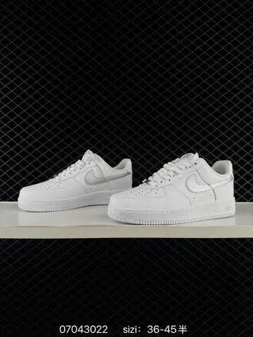 Nike Air Force 1 Low White Silver EU 36-45 Lifestyle - Unisex BS-70424