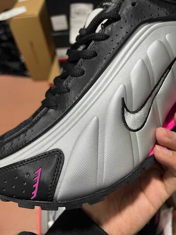 Nike Shox R4 Black Silver Pink Lifestyle (BS-87009)