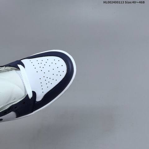 Jordan Air Jordan 1 Mid White Navy Grey EU 40-46 Basketball - Men's (BS-66992)