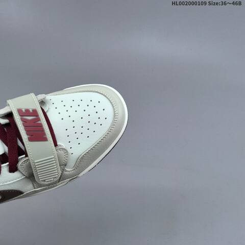 Jordan Air Jordan Legacy 312 Low White Burgundy Brown Cream 36 46B Lifestyle - Women's (BS-67044)