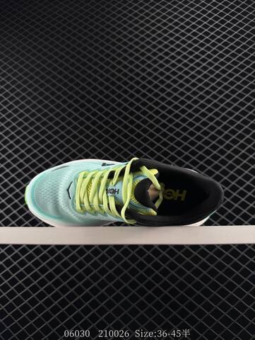 HOKA ONE ONE Bondi 9 Mint Green Neon Green White Black EU 36-45 Running Shoe Running Sneakers - Unisex (BS-86581)
