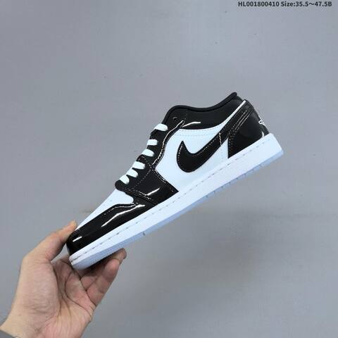 Jordan Air Jordan 1 Low Concord White Black EU 35 5-47 5 Basketball - Unisex (BS-66256)