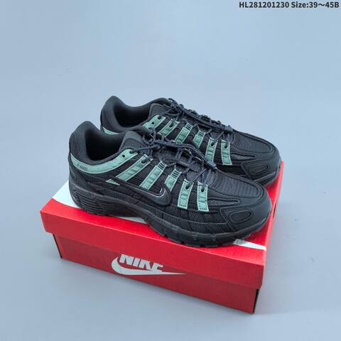 Nike P-6000 Black Silver White EU 39-45 Running Shoe - Unisex BS-62307