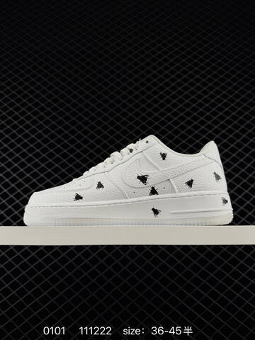 Nike Air Force 1 Low White Black EU 36-45 Lifestyle - Unisex (BS-73349)