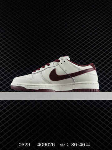Nike Dunk Low Off White Burgundy EU 36-46 Skate - Unisex (BS-72385)