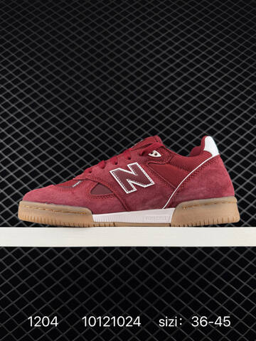 New Balance 600 Burgundy White Gum Brown EU 36-45 Skate Shoe - Unisex (BS-82529)