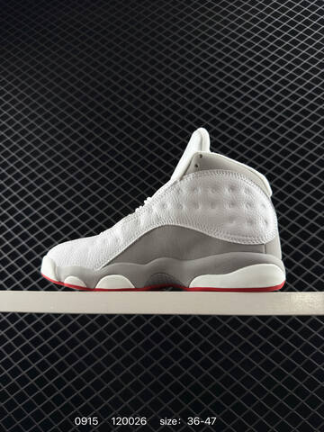 Jordan Air Jordan 13 414571 104 White Grey Red EU 36-47 Basketball Shoe - Unisex BS-80710