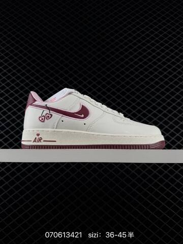 Nike Air Force 1 Low Sail Burgundy Light Pink EU 36-45 Lifestyle - Unisex (BS-70393)