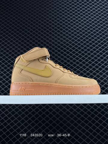 Nike Air Force 1 Mid Wheat Gum EU 36-45 5 Casual - Unisex (BS-74147)