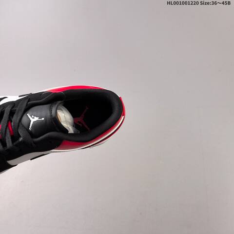 Air Jordan 1 Low Black Toe AIR JORDAN 1 Aj1 Lifestyle BS-67345