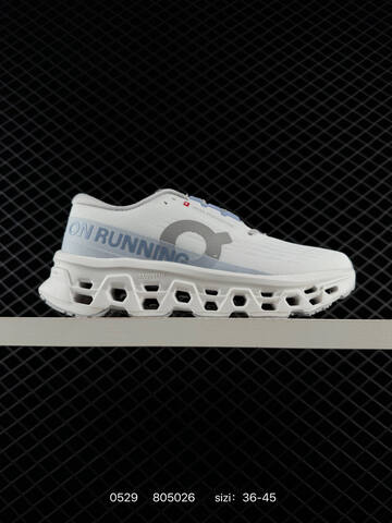 On Cloudmonster 2 Grey White Blue Black EU 36-45 Running Shoe Running Sneakers - Unisex (BS-85226)