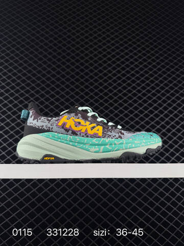HOKA ONE ONE Mafate Speed 6 Orange Red Yellow Pink Dark Gray EU 36-45 Trail Shoe Trail Running Sneakers - Unisex (BS-86319)