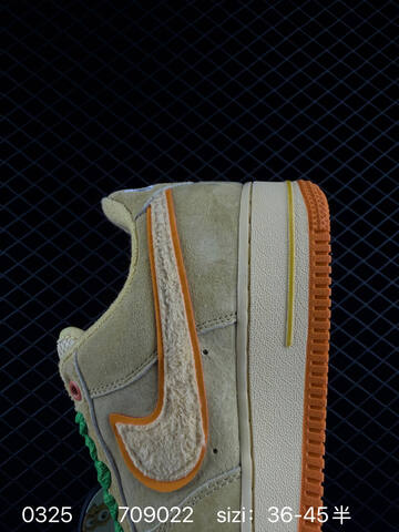 Nike Air Force 1 Low Beige Orange Green Cream EU 36-45 Lifestyle - Unisex (BS-72448)