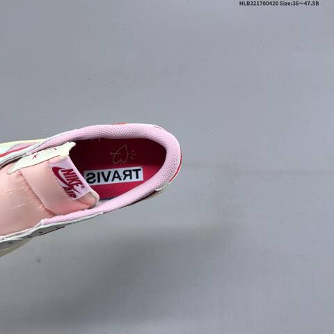 Jordan Air Jordan 1 Low x Travis Scott Pink White Red EU 36-47 5 Casual - Unisex (BS-66115)