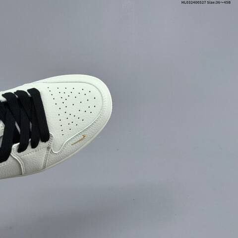 Jordan Air Jordan 1 Low White Black Gold EU 36-45 Basketball - Unisex (BS-65857)