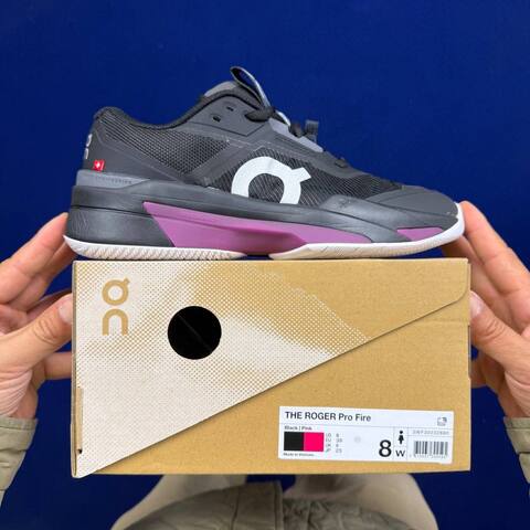 On Running The Roger Pro 2 MF30102890 Black Purple White Blue Tennis Shoe Casual Sneakers BS-86757