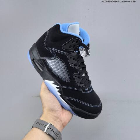 Jordan Air Jordan 5 Retro Black University Blue EU 40-48 5 Basketball - Men's (BS-66192)