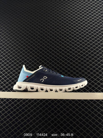 On Running Cloud 6 Coast Navy White Light Blue Black EU 36-45 Running Shoe Running Sneakers - Unisex (BS-85500)