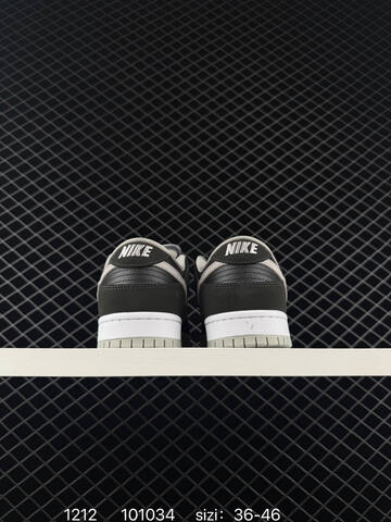 Nike SB Dunk Low Black White Grey EU 36-46 Skate - Unisex (BS-73758)