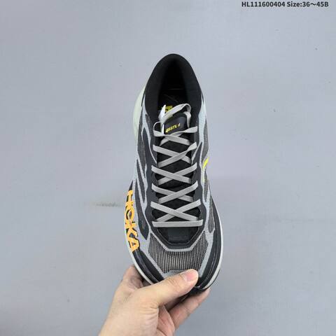 HOKA ONE ONE Mafate X Grey Black Orange Light Grey EU 36-45 Trail Shoe Trail Running Sneakers - Unisex (BS-69359)