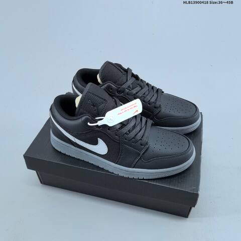 Jordan Air Jordan 1 Low White Light Smoke Grey EU 36-45 Basketball - Unisex (BS-66143)