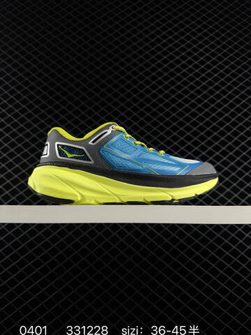 HOKA ONE ONE Clifton 9 White Black Light Green EU 36-45 Running Shoe Running Sneakers - Unisex (BS-86272)