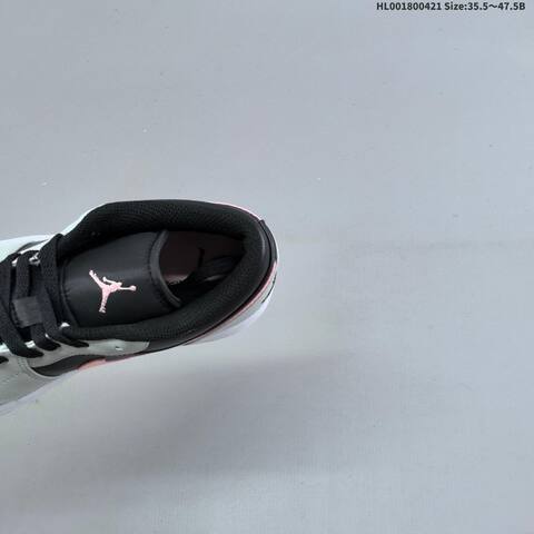 Jordan Air Jordan 1 Low Black Pale Mint Pink White 35 5-47 5 Lifestyle - Unisex (BS-66088)