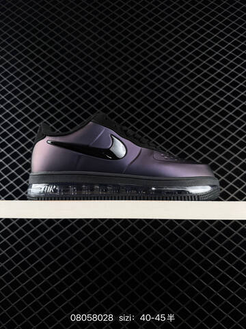 Nike Air Force 1 Posite Fl Max Black White Purple Red EU 40-45 Lifestyle Men s BS-69939