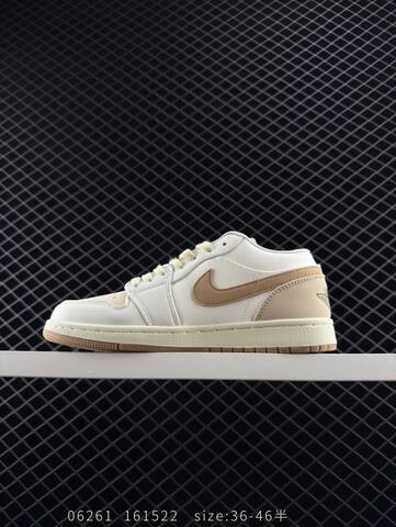 Jordan Air Jordan 1 Low Premium White Yellow Grey Red Black EU 36-46 Sneaker - Unisex (BS-81143)