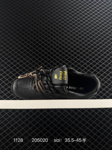New Balance 530 SL Miu Miu Collaboration Black Gold Brown EU 35 5-45 Sneaker - Unisex (BS-82544)