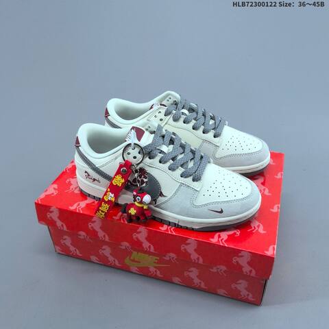 Nike Dunk SB Low Navy White Red Gray EU 36-45 Skate Shoe - Unisex BS-61822