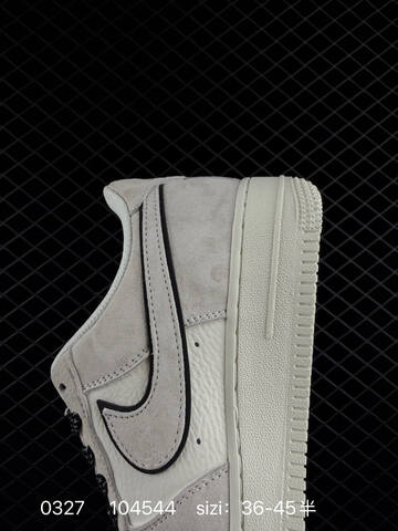 Nike Air Force 1 07 LV8 Off White Grey Red Black EU 36-45 Skate - Unisex (BS-72435)