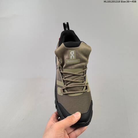 On Running Cloudrock Low WP Olive Black EU 36-45 Trail Shoe Trail Running Sneakers Unisex BS-69738