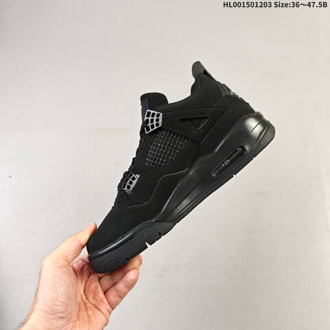 Air Jordan 4 Retro Black Cat Replica AIR JORDAN 4 Aj4 Lifestyle (BS-67556)