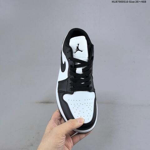 Jordan Air Jordan 1 Low OG DC0774-101 Black White EU 36-46 Basketball - Unisex (BS-66002)
